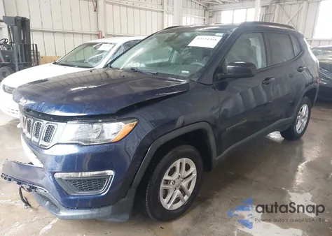 2018 Jeep Compass Sport Fwd z USA, uszkodzony, nr VIN 3C4NJCAB2JT301670